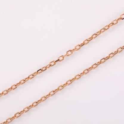 CARTIER LOVE Double Loop Full Diamond Necklace Disc Ring Combination 18K Rose Gold,Diamond-Hana Vintage