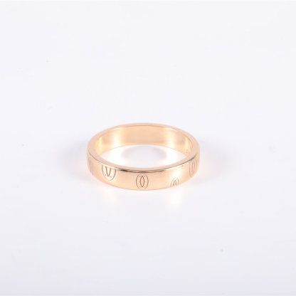 CARTIER Rose Gold Cartier Narrow Ring 18K 18K Rose Gold-Hana Vintage