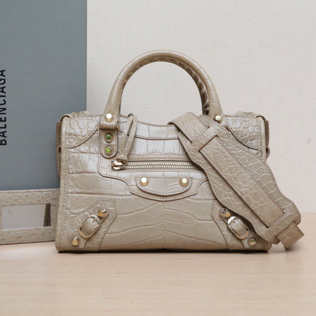 *BALENCIAGA City Mini 24 Motorcycle Bag-Hana Vintage