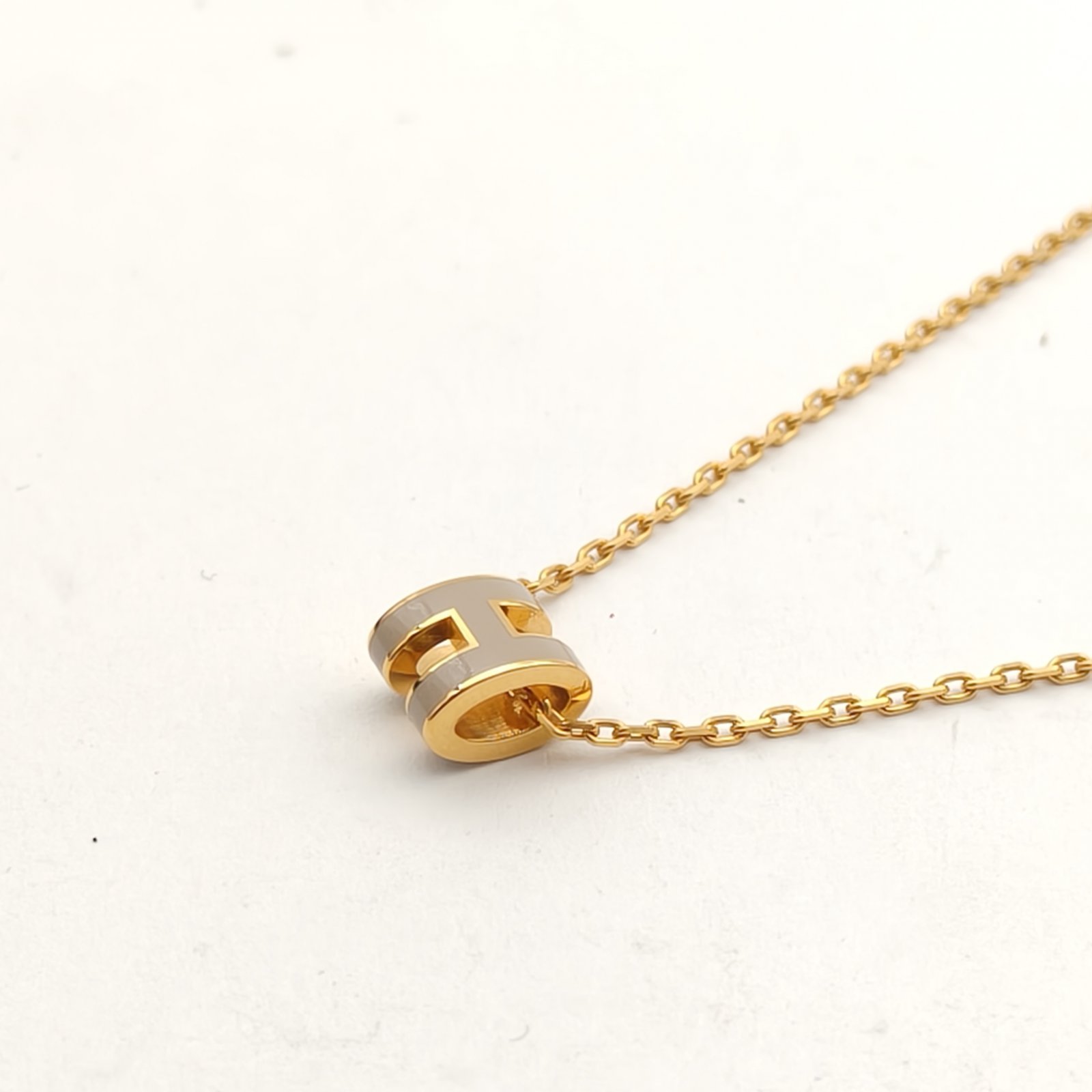 HERMES Pop H Necklace Mini Alloy-Hana Vintage