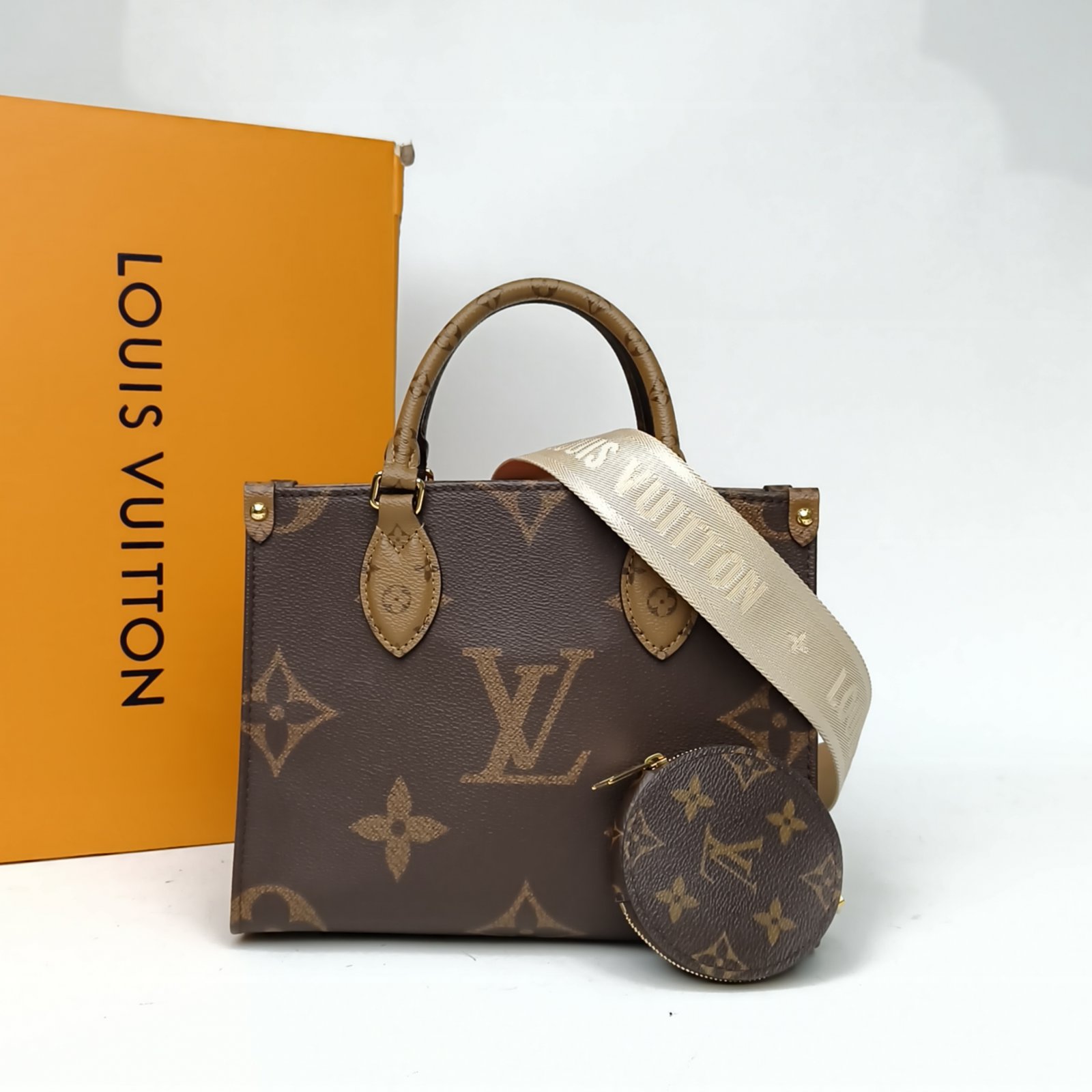 *LOUIS VUITTON Onthego Small 25 Two-in-One Wide Shoulder Strap-Hana Vintage