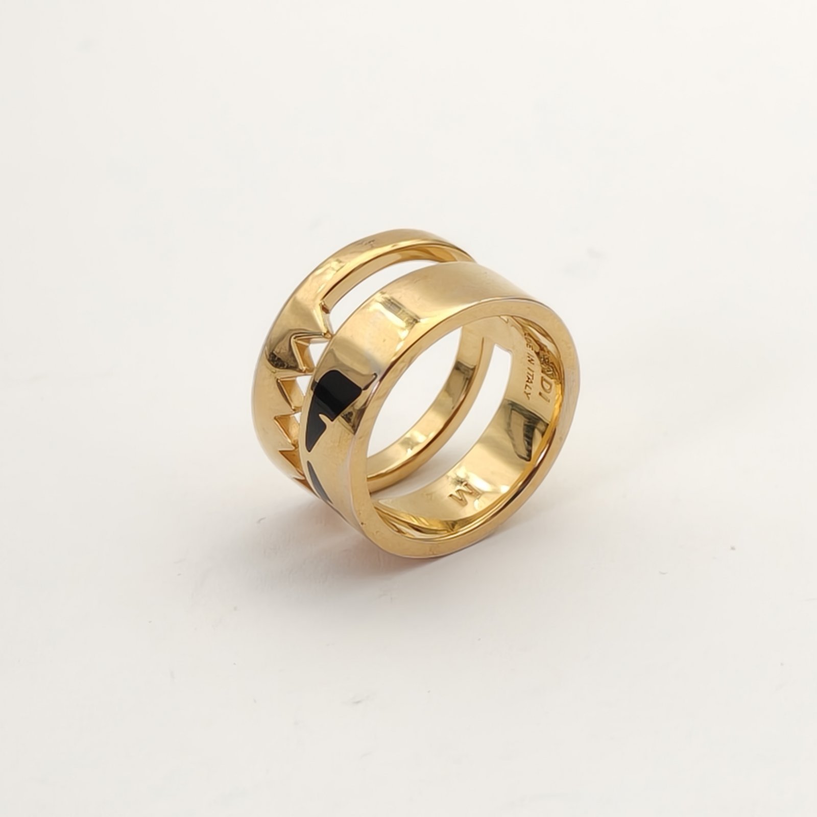 FENDI Monster Ring Size M Alloy-Hana Vintage