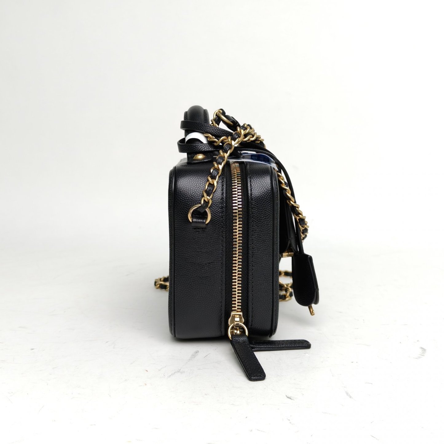 CHANEL Vanity Case Camera Bag, Horizontal Version, with Handle, Small Size, 17cm-Hana Vintage