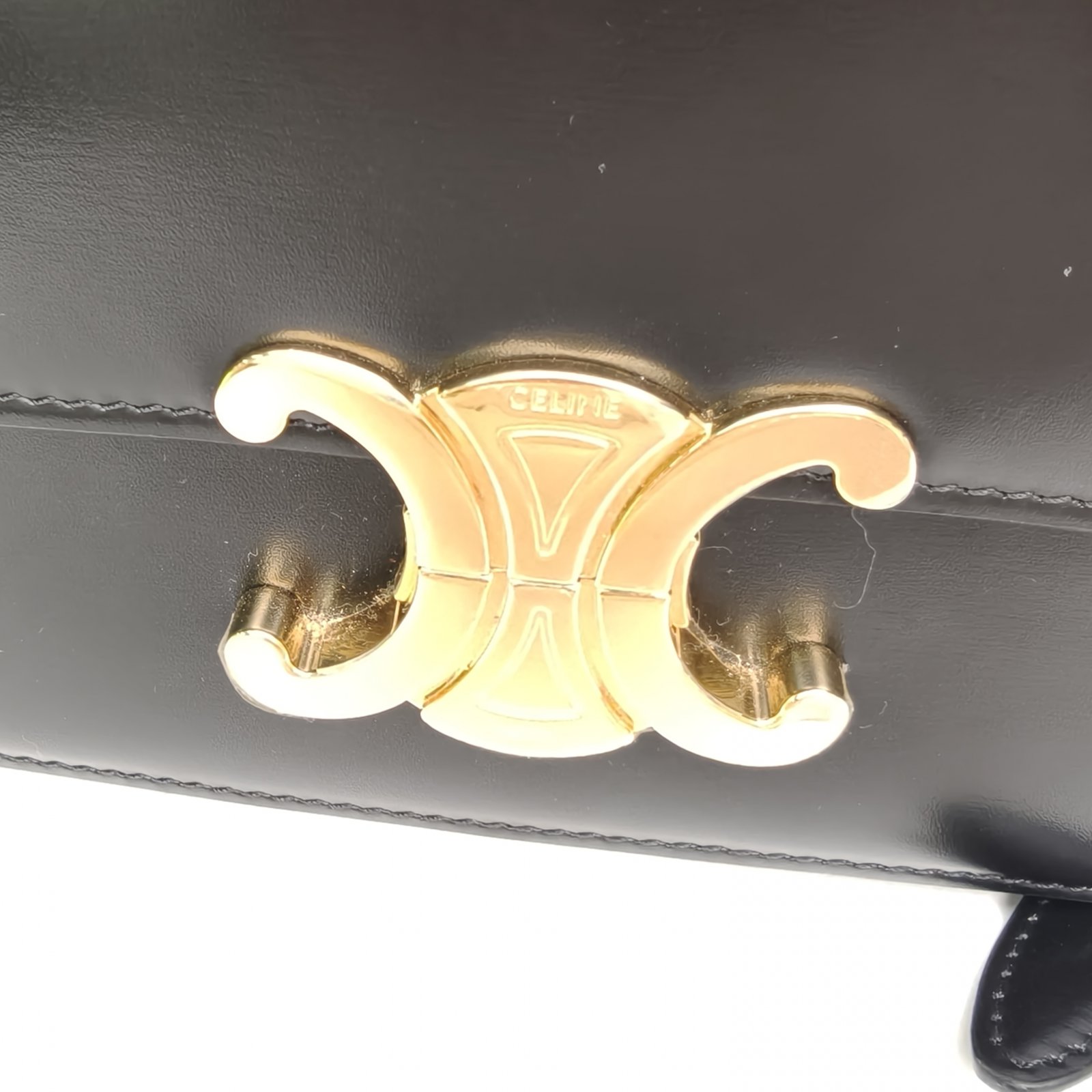 CELINE Triomphe Metal Lock Teen 18-Hana Vintage