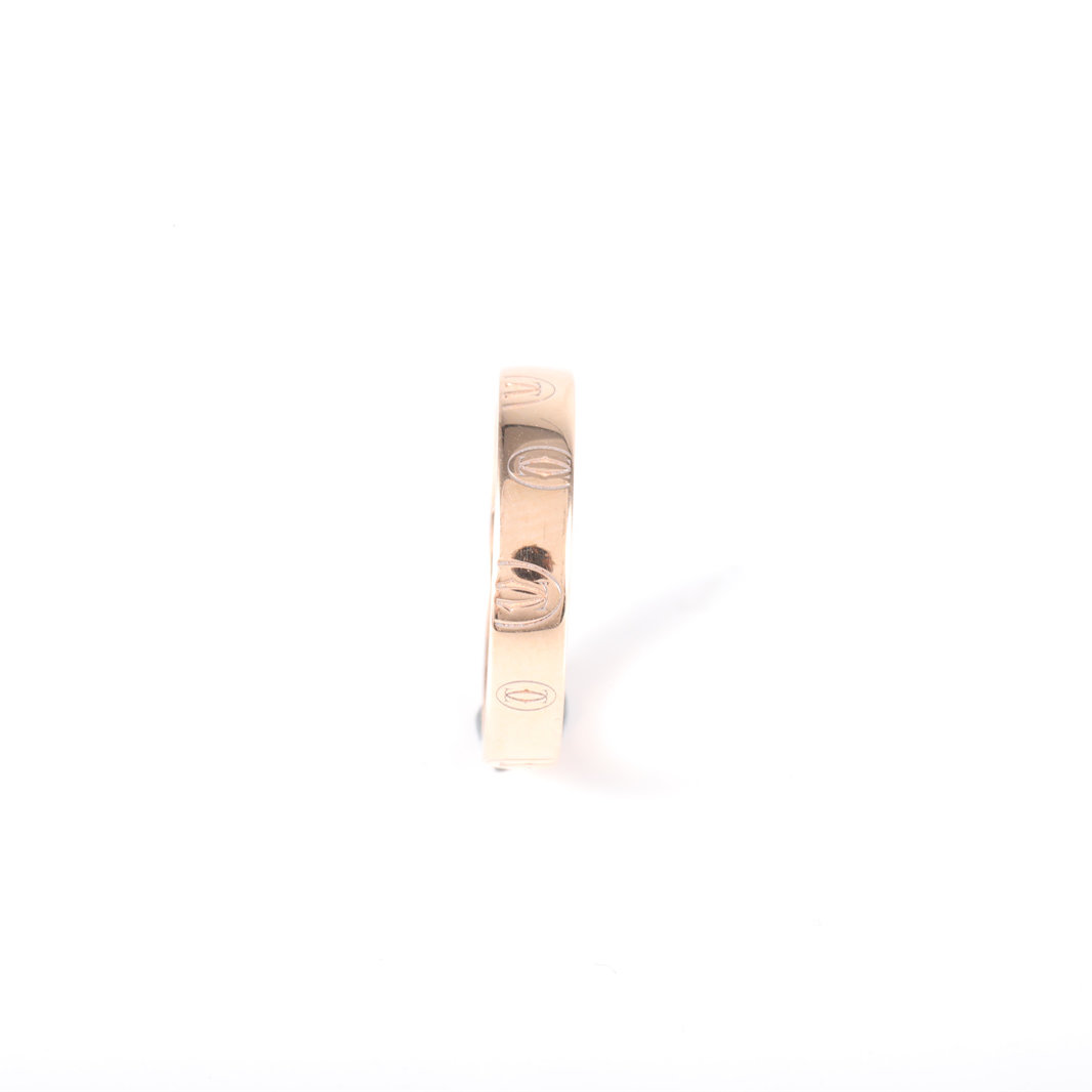CARTIER Rose Gold Cartier Narrow Ring 18K 18K Rose Gold-Hana Vintage