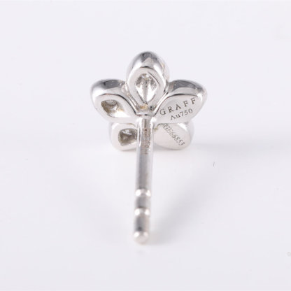 GRAFF Platinum Mini 18K Diamond Stud Earring 18K White Gold,Diamond-Hana Vintage