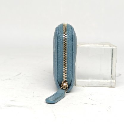 *CHANEL Blue 2020 Gold Hardware 19bag Wallet Card Holder-Hana Vintage