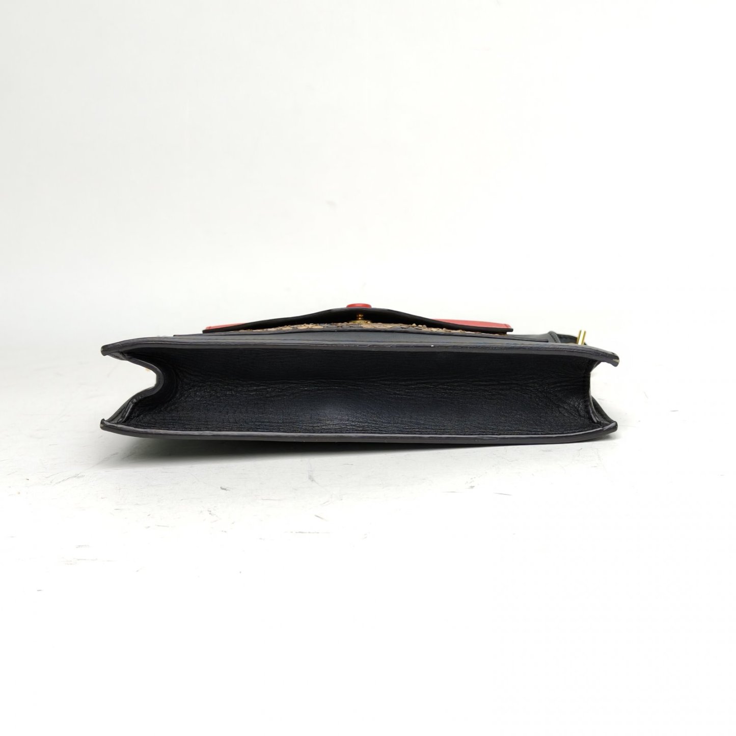 CELINE Colorblock Python Envelope Chain Shoulder Bag-Hana Vintage