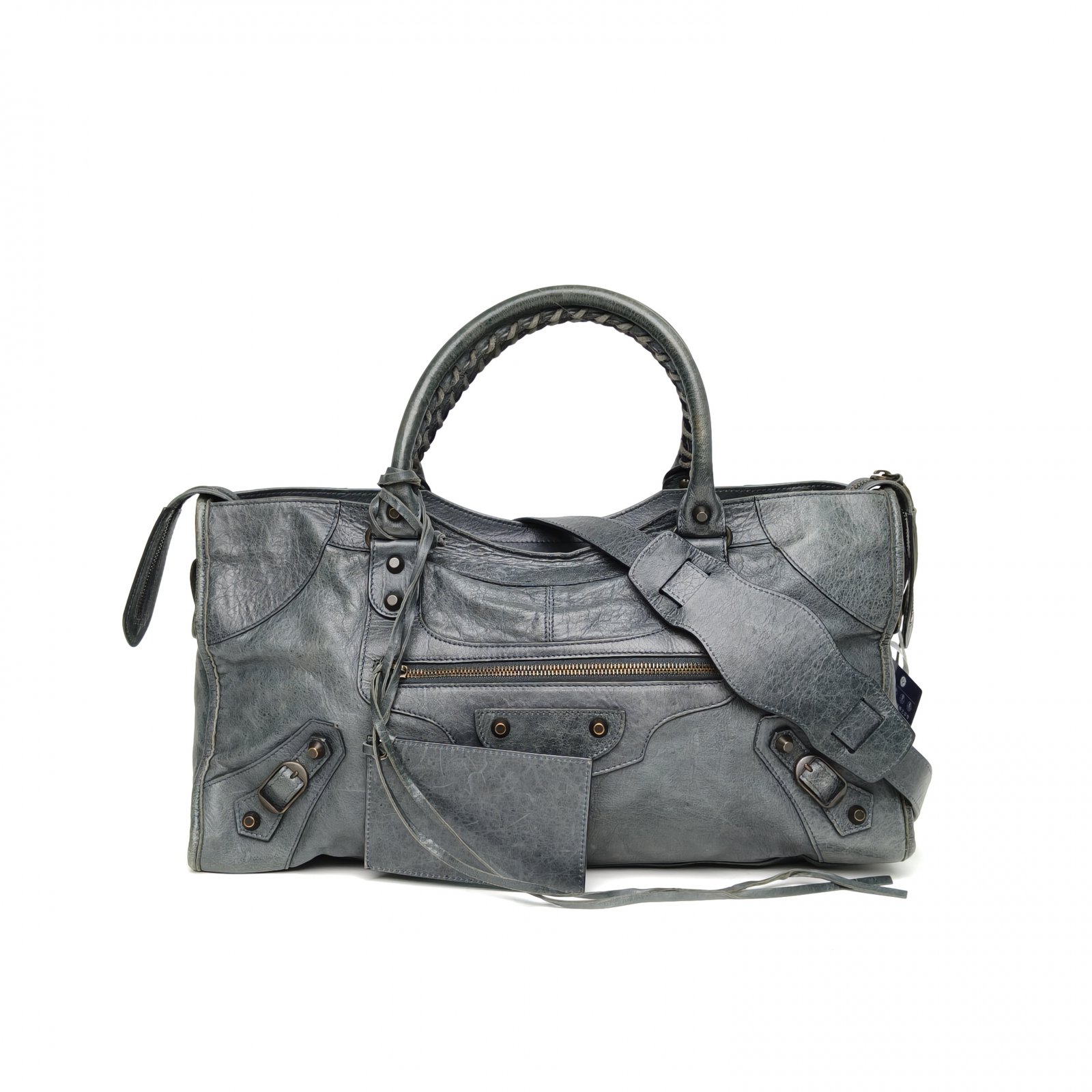 *BALENCIAGA CLASSIC CITY Motorcycle Bag, Large Size-Hana Vintage