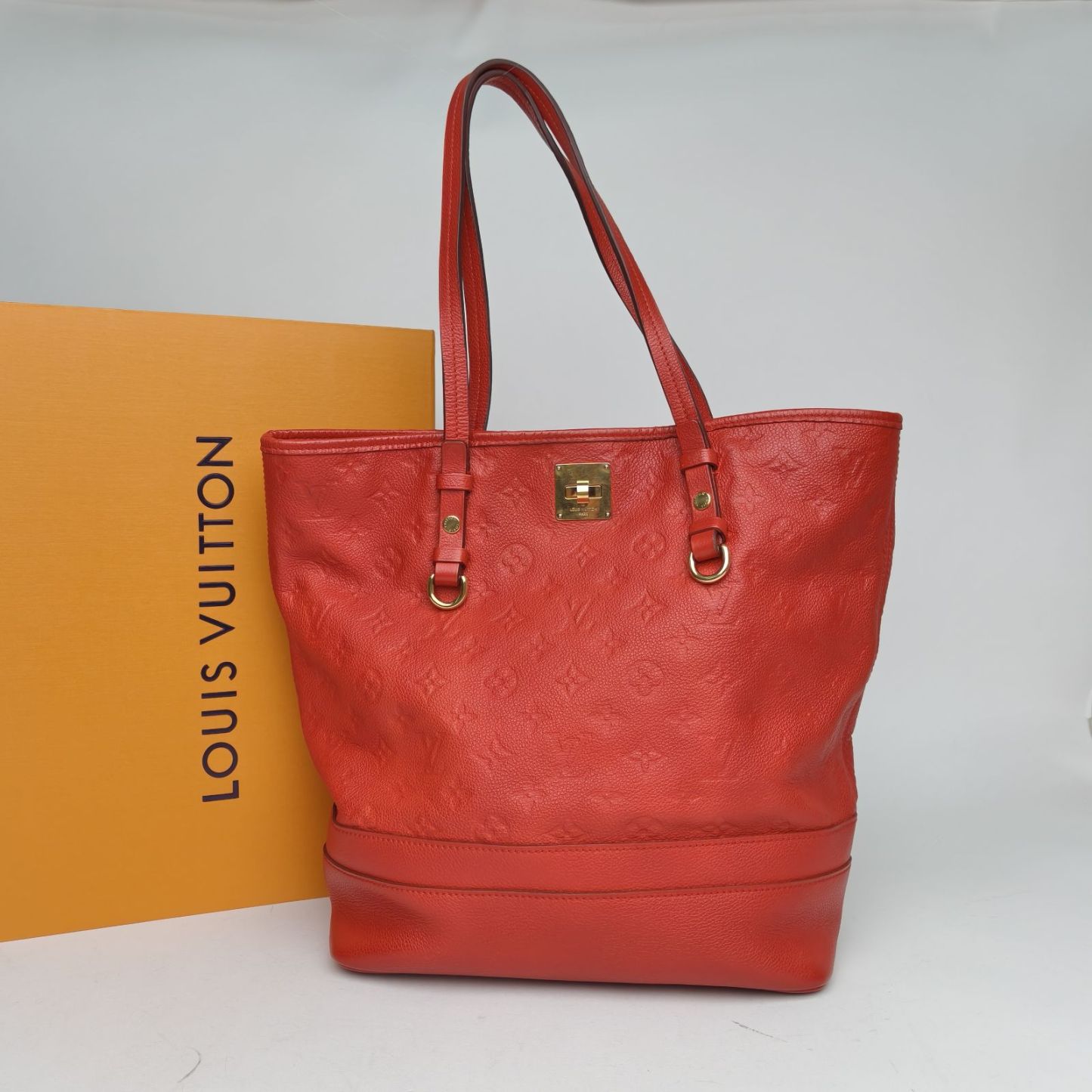 LOUIS VUITTON Red 2012 citadine Tote Bag