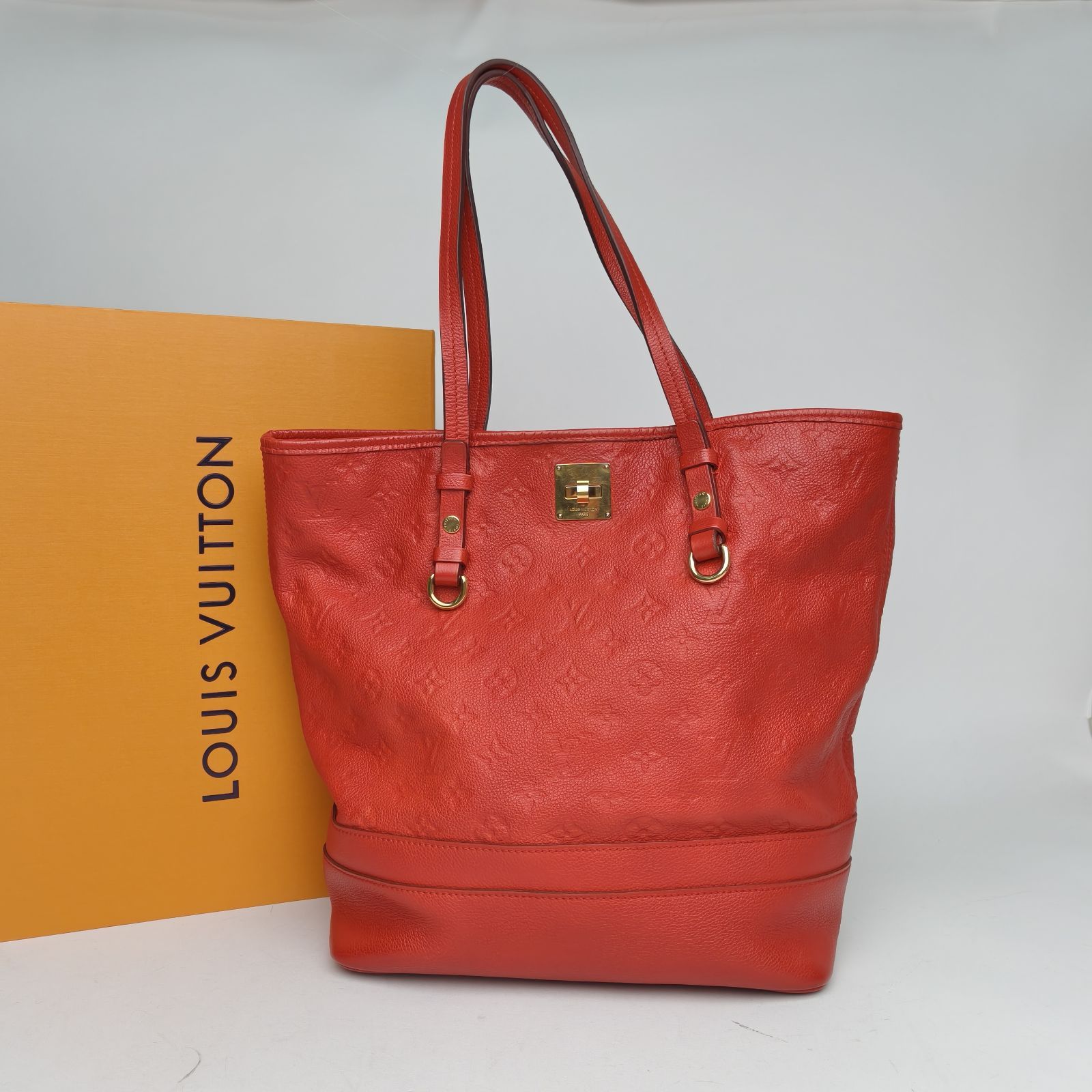 LOUIS VUITTON Red 2012 citadine Tote Bag