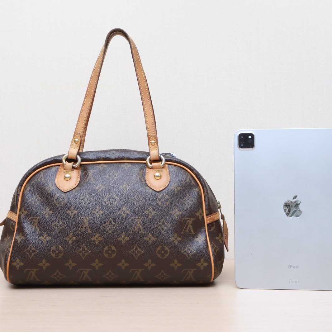 *LOUIS VUITTON Vintage Monogram PVC 2008 Montorgueil Bolide Shoulder Bag-Hana Vintage