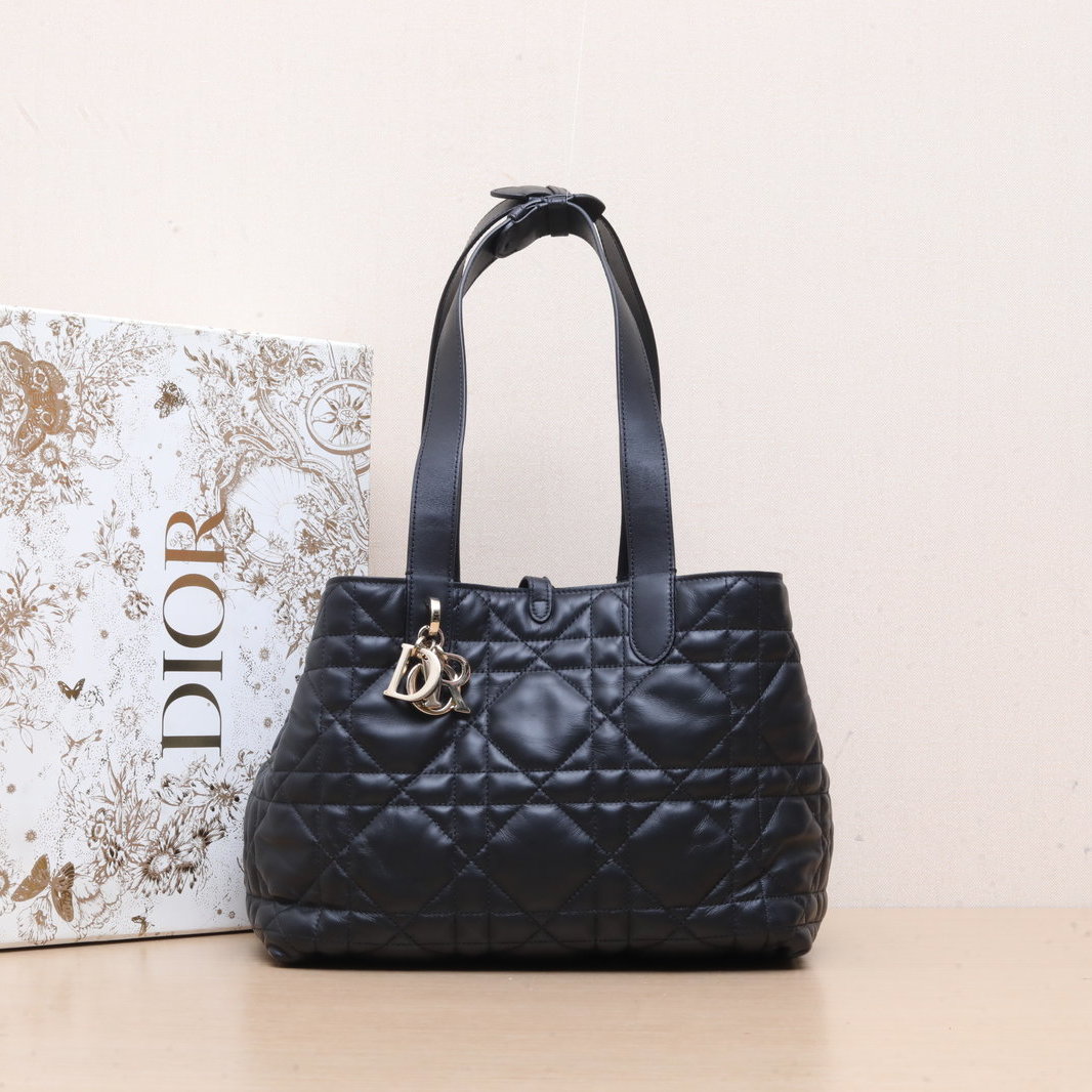 *DIOR Toujours Shoulder and Tote Bag, Medium, 28.5-Hana Vintage