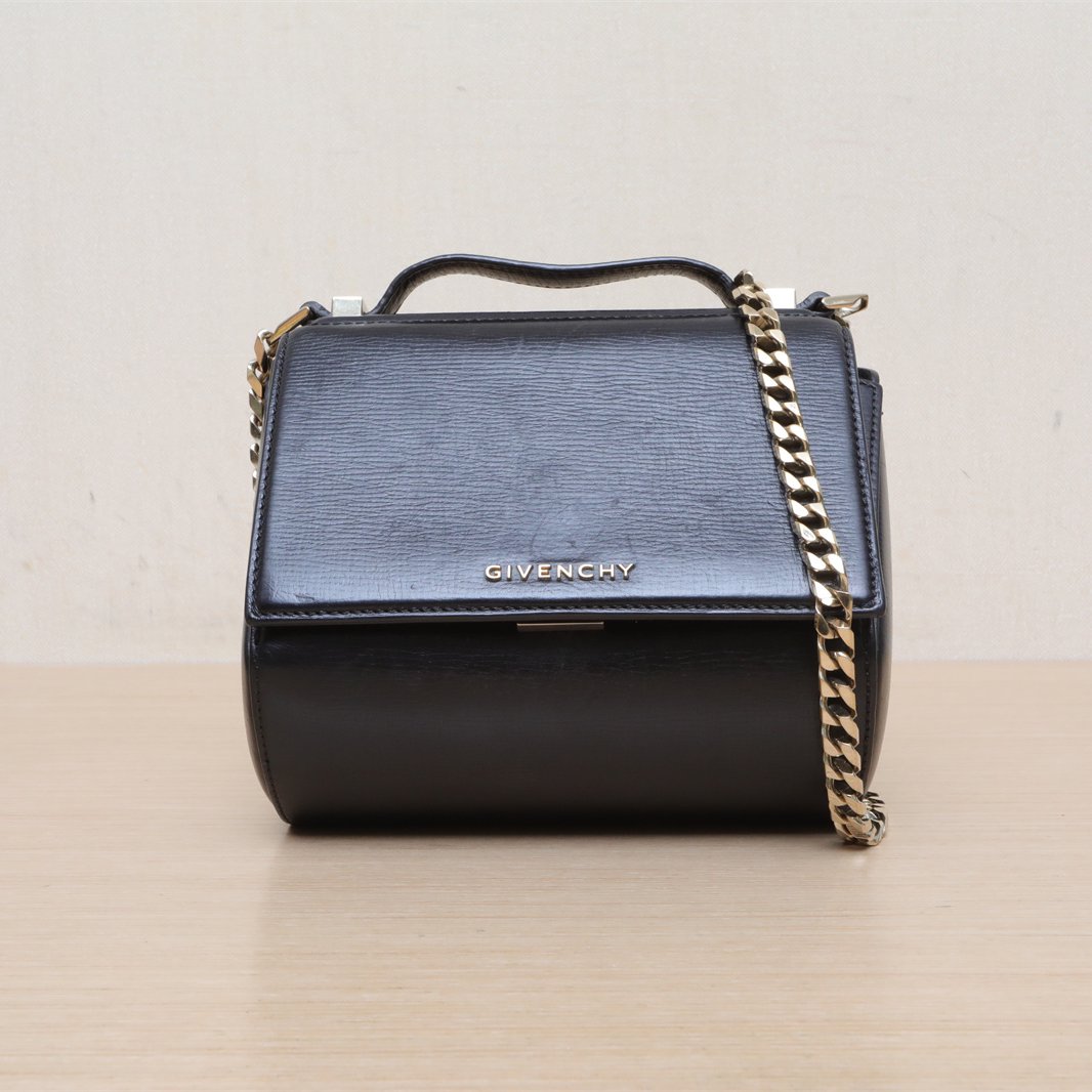 *GIVENCHY Black Pandora Box Crossbody Bag-Hana Vintage