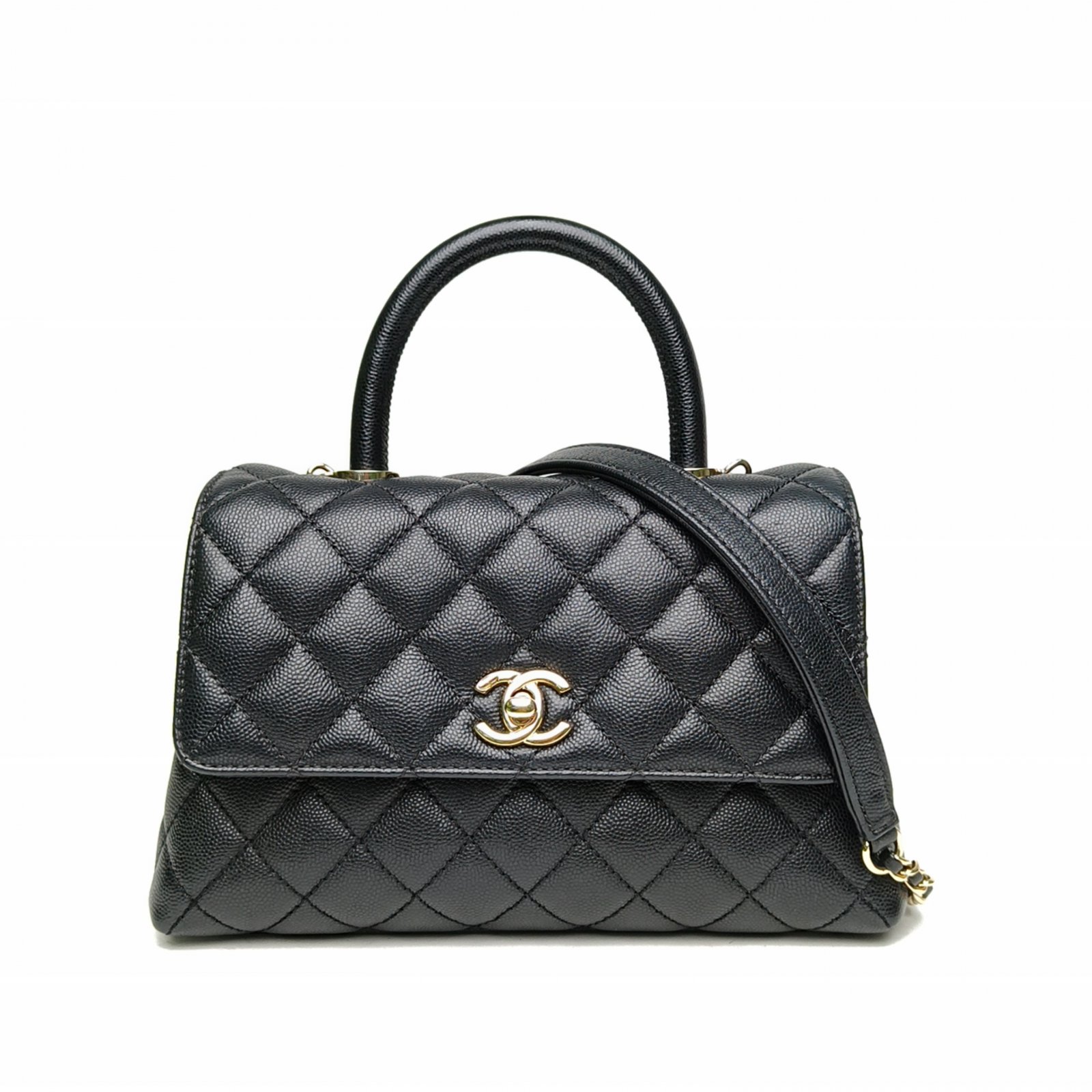 *CHANEL Coco Handle Small 24cm-Hana Vintage