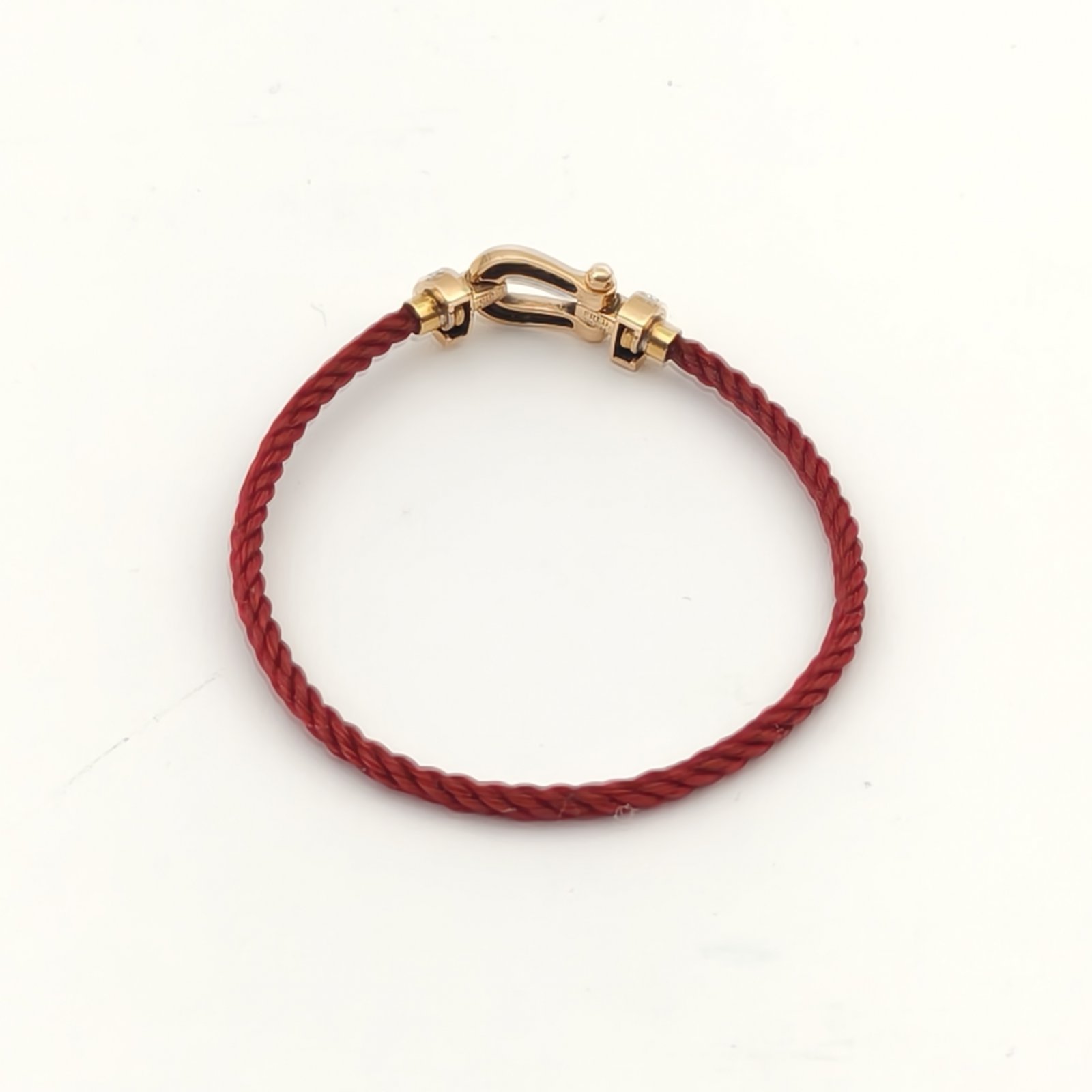 Fred Force 10  20mm Medium-sized Bracelet 18K Rose Gold,Diamond-Hana Vintage