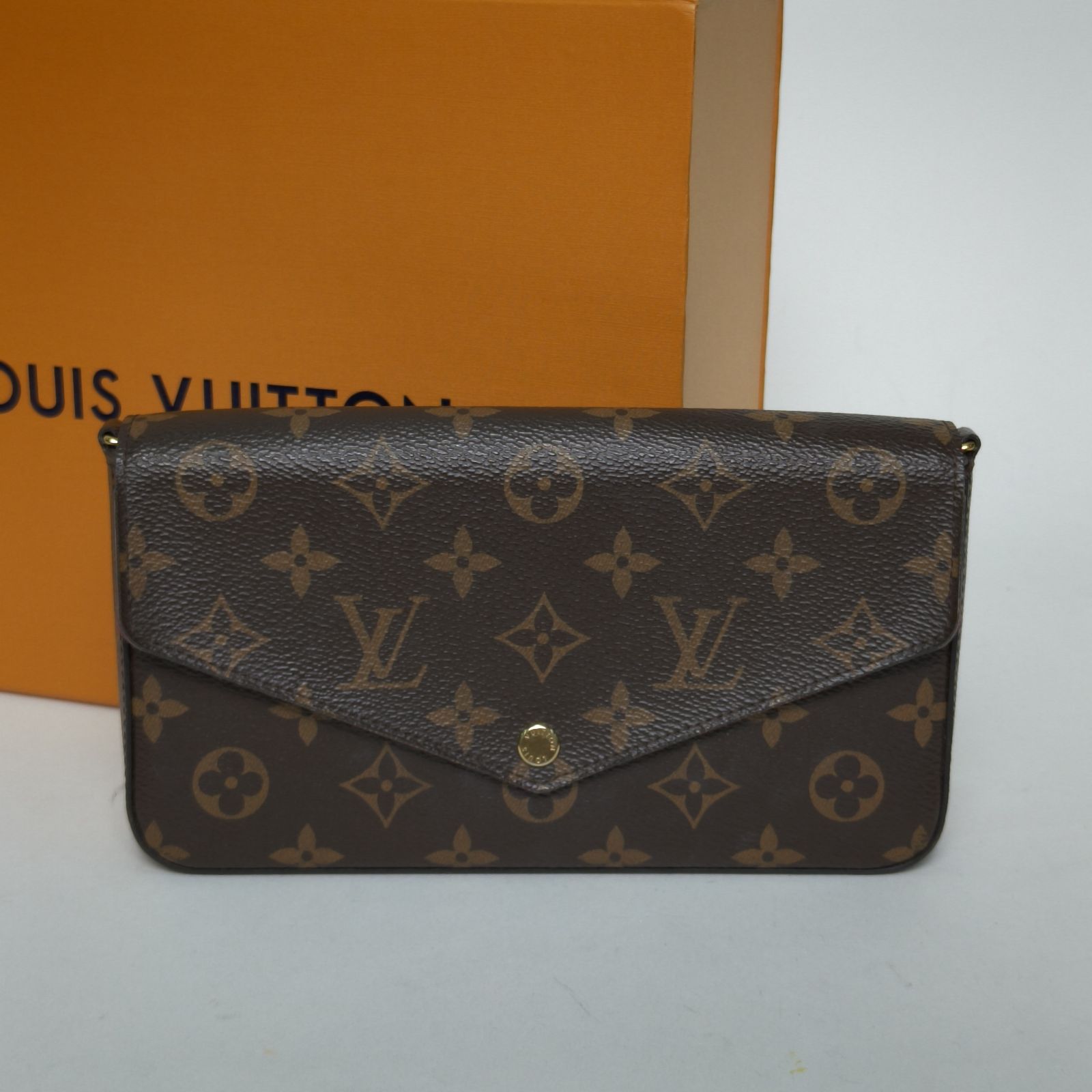 *LOUIS VUITTON POCHETTE FELICIE Felice Pochette Chain Bag-Hana Vintage