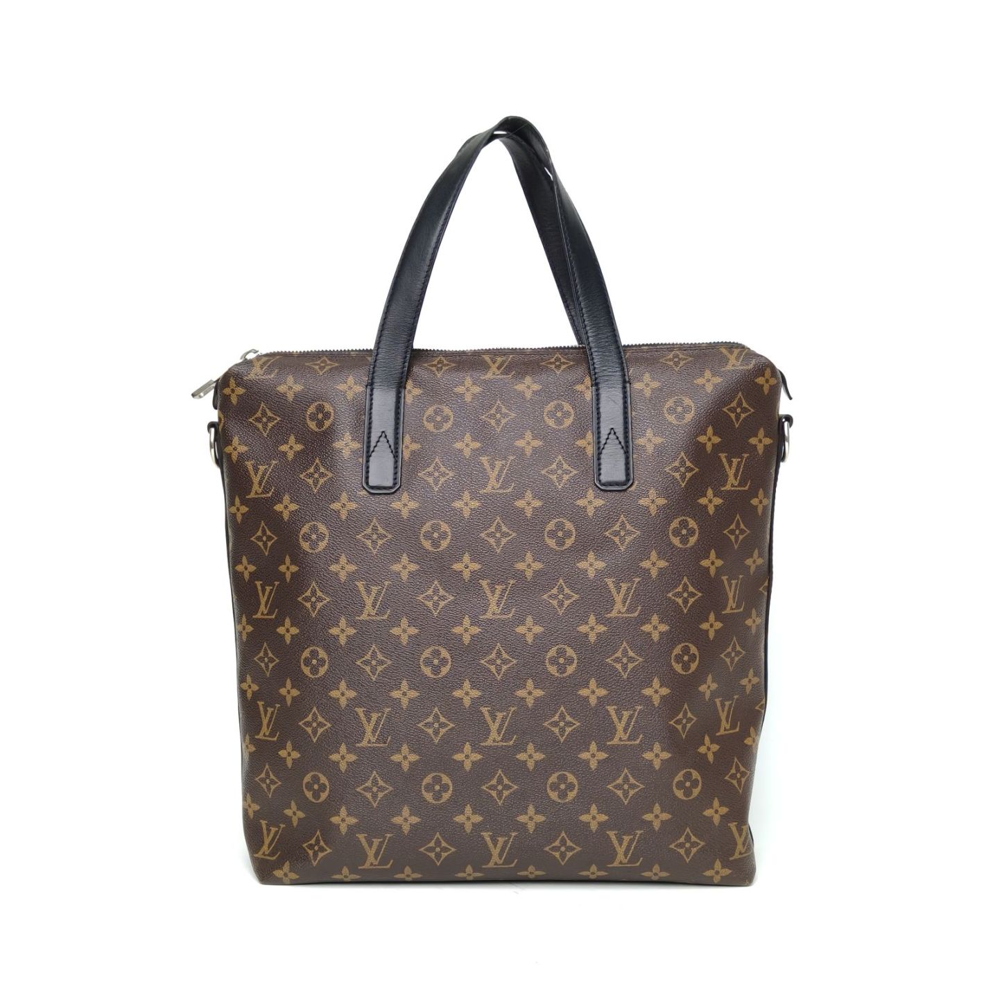 *LOUIS VUITTON Monogram PVC 2015 kitan Vertical Handheld Briefcase Pochette Metis-Hana Vintage