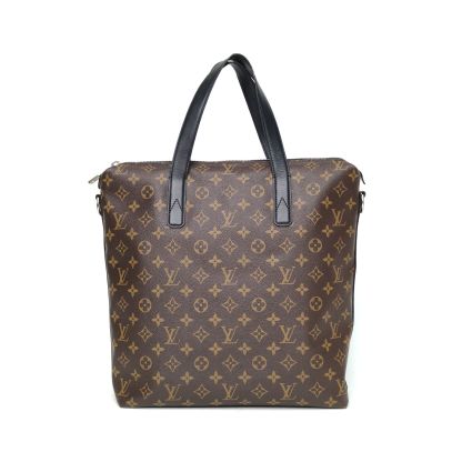 *LOUIS VUITTON Monogram PVC 2015 kitan Vertical Handheld Briefcase Pochette Metis-Hana Vintage