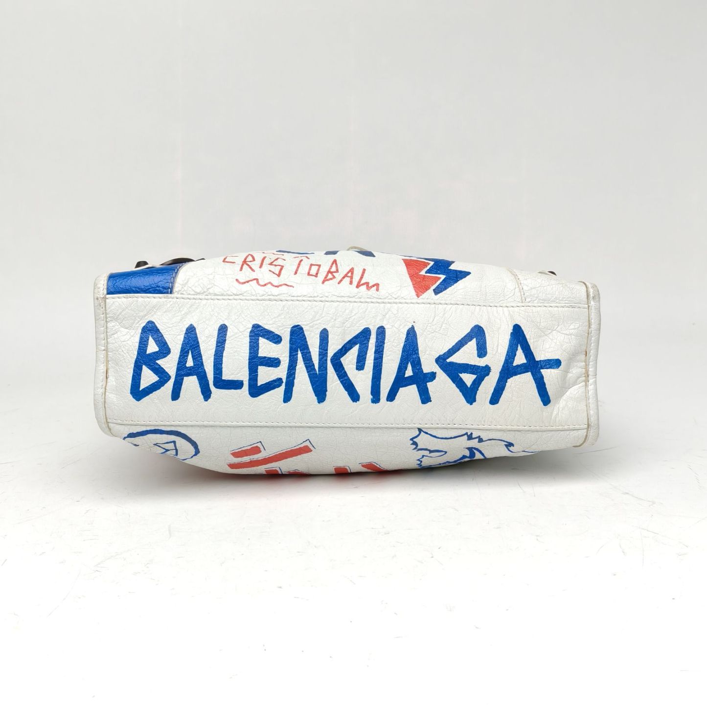 *BALENCIAGA CLASSIC CITY Motorcycle Bag Small 30 Griffiti-Hana Vintage