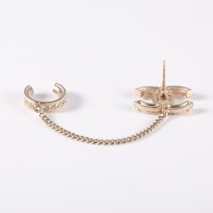 CHANEL 21V Chanel Single Earring Ear Chain with Clip-on Alloy