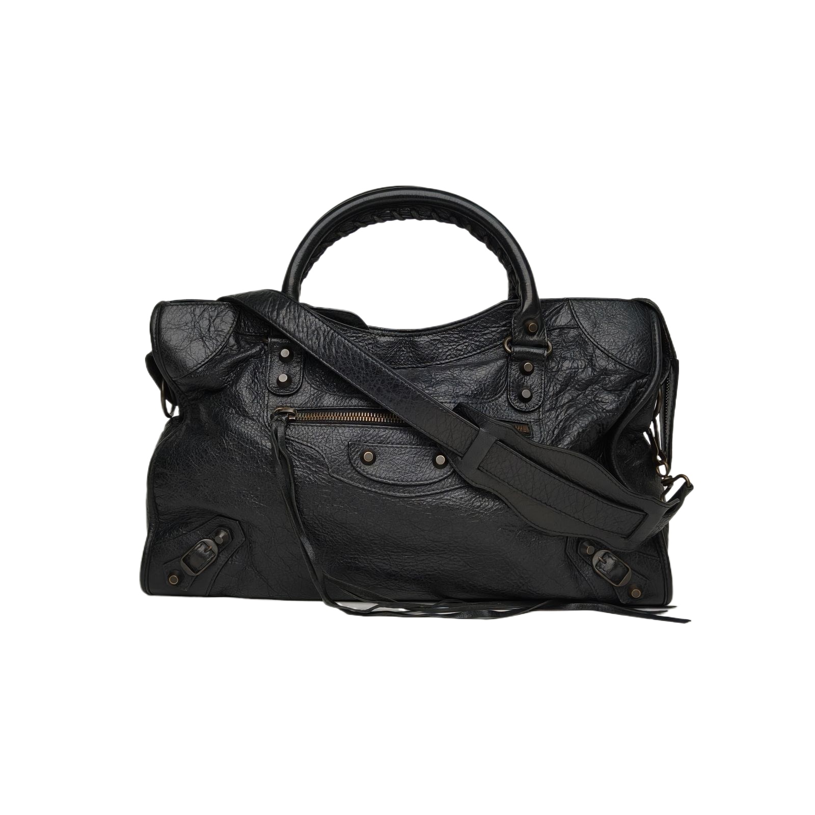 *BALENCIAGA CLASSIC CITY Motorcycle Bag Medium 38-Hana Vintage