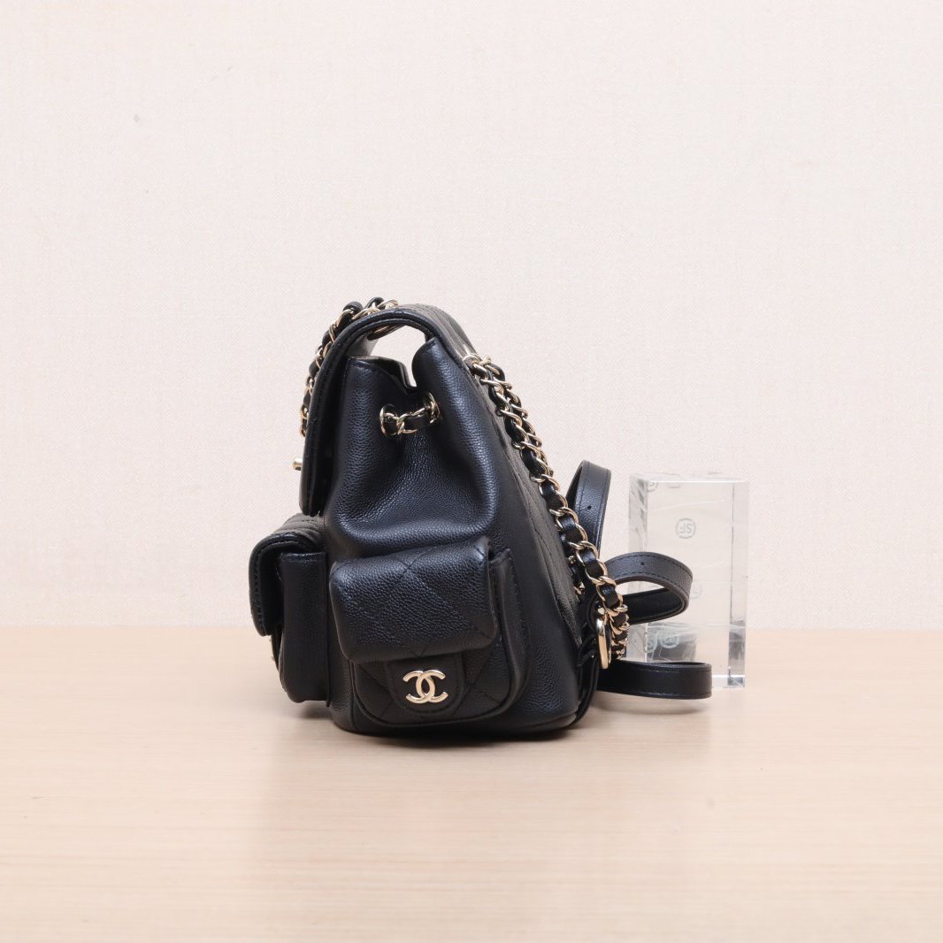 *CHANEL 23K Cargo Duma Tank Backpack, Small Size, 18cm-Hana Vintage
