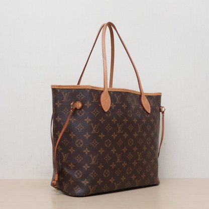 *LOUIS VUITTON Neverfull Medium 31 with Detachable Pouch and Red Lining-Hana Vintage