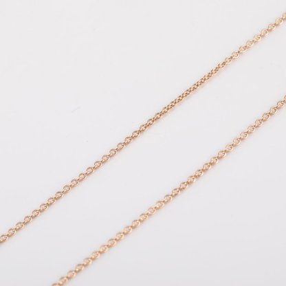 *TIFFANY&CO Tiffany T Smile Necklace Small Size Full Diamonds 18K Rose Gold,Diamond