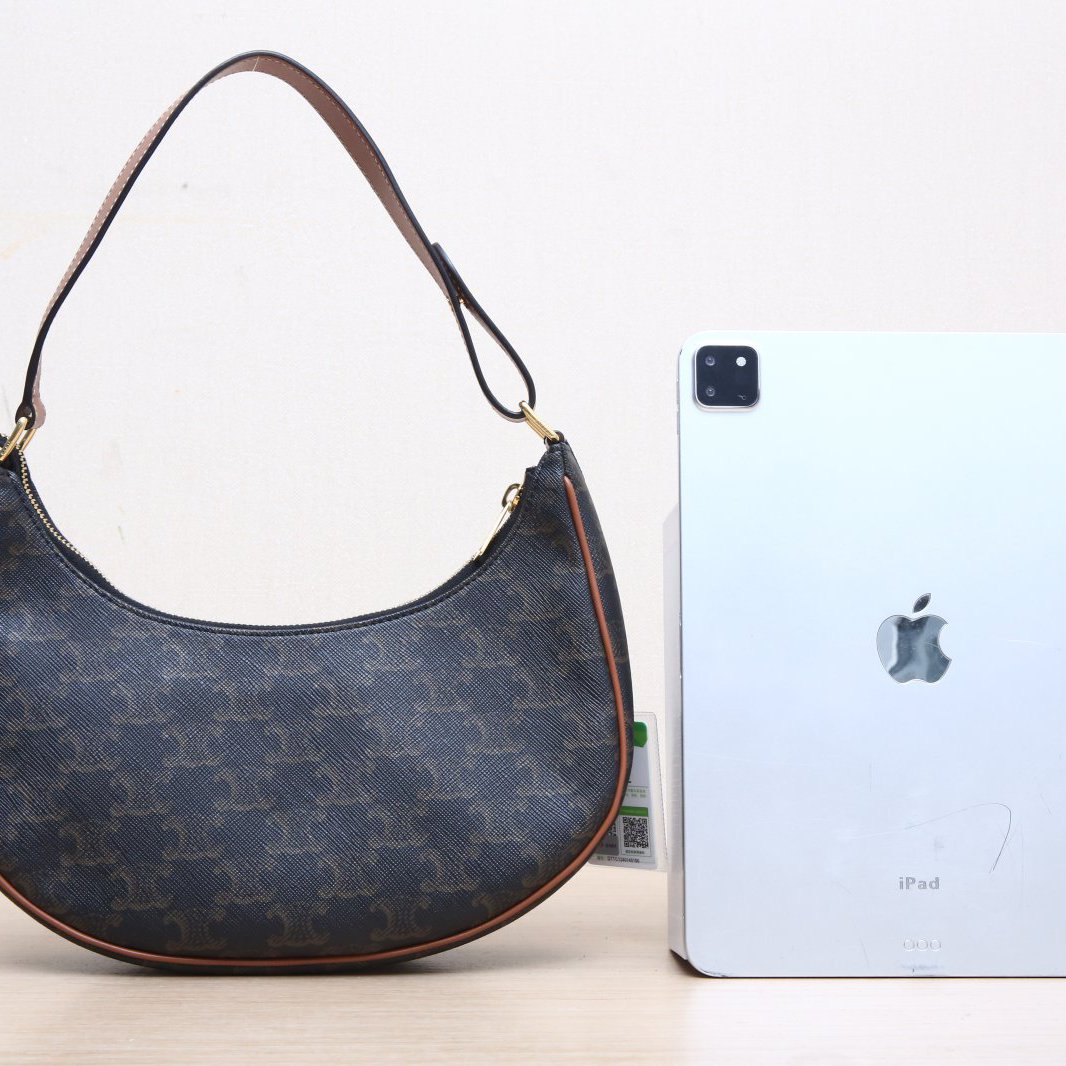 *CELINE AVA Shoulder Bag Medium Size with Arc de Triomphe Print-Hana Vintage