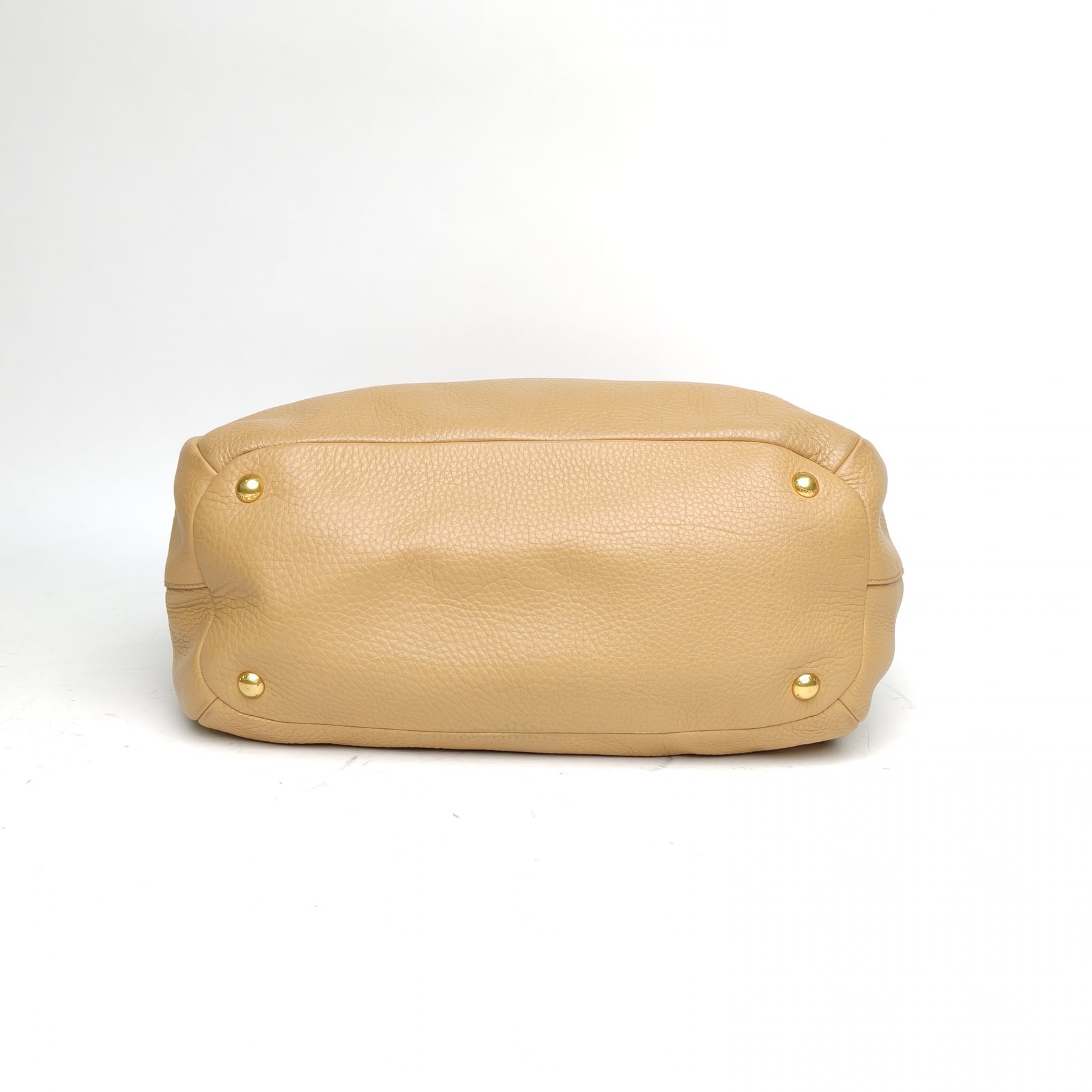 PRADA Milk Tea Color Handbag-Hana Vintage