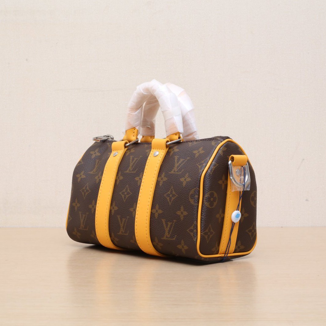 LOUIS VUITTON KEEPALL 25 Orange Edge