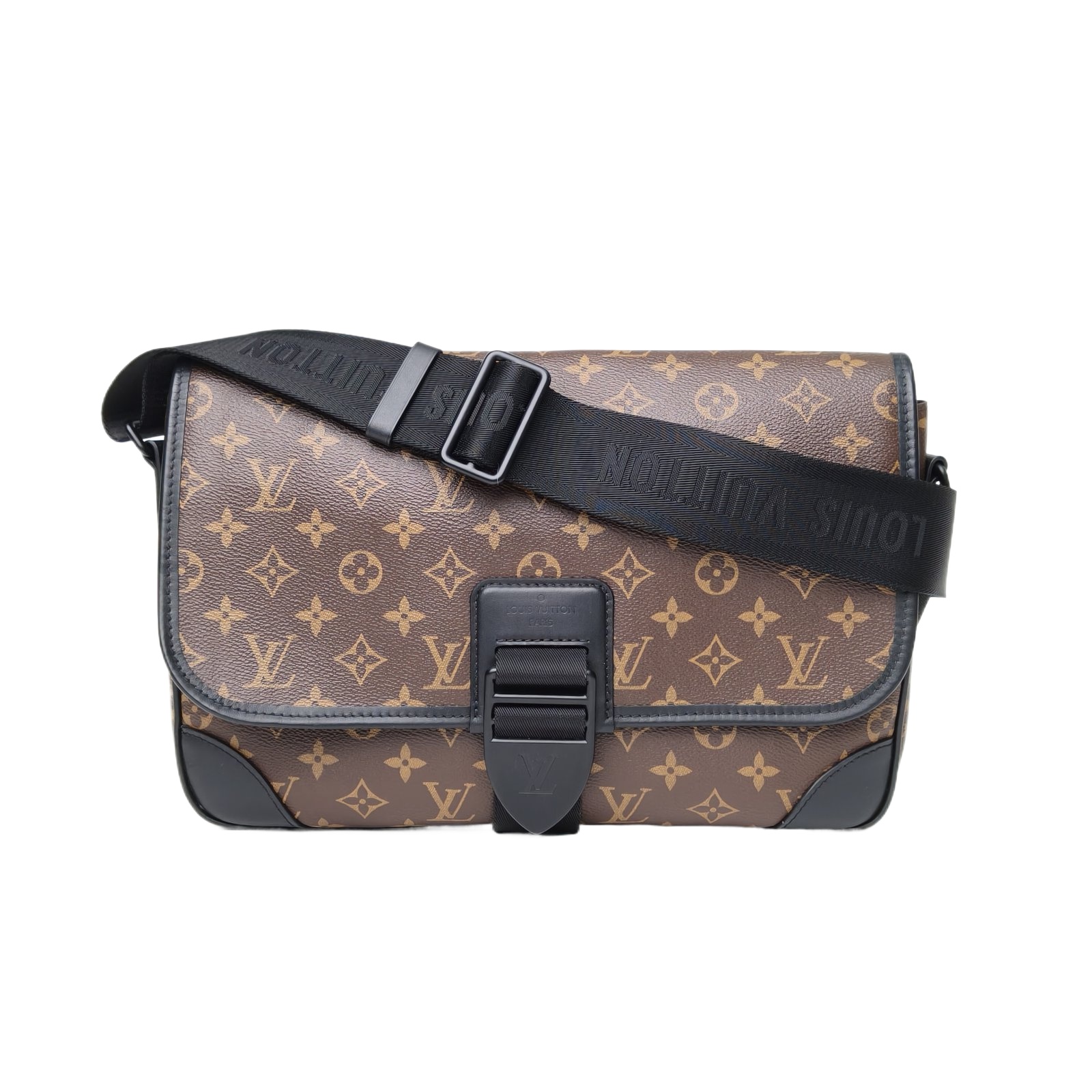 *LOUIS VUITTON Monogram PVC Chip LV Archy Medium Flap Pochette Metis-Hana Vintage