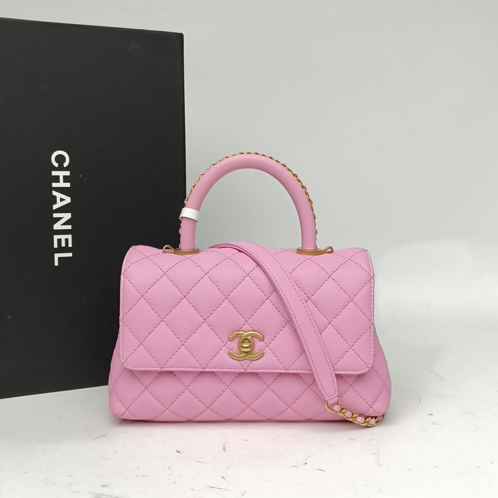 CHANEL 23P Coco Handle Small 24cm-Hana Vintage