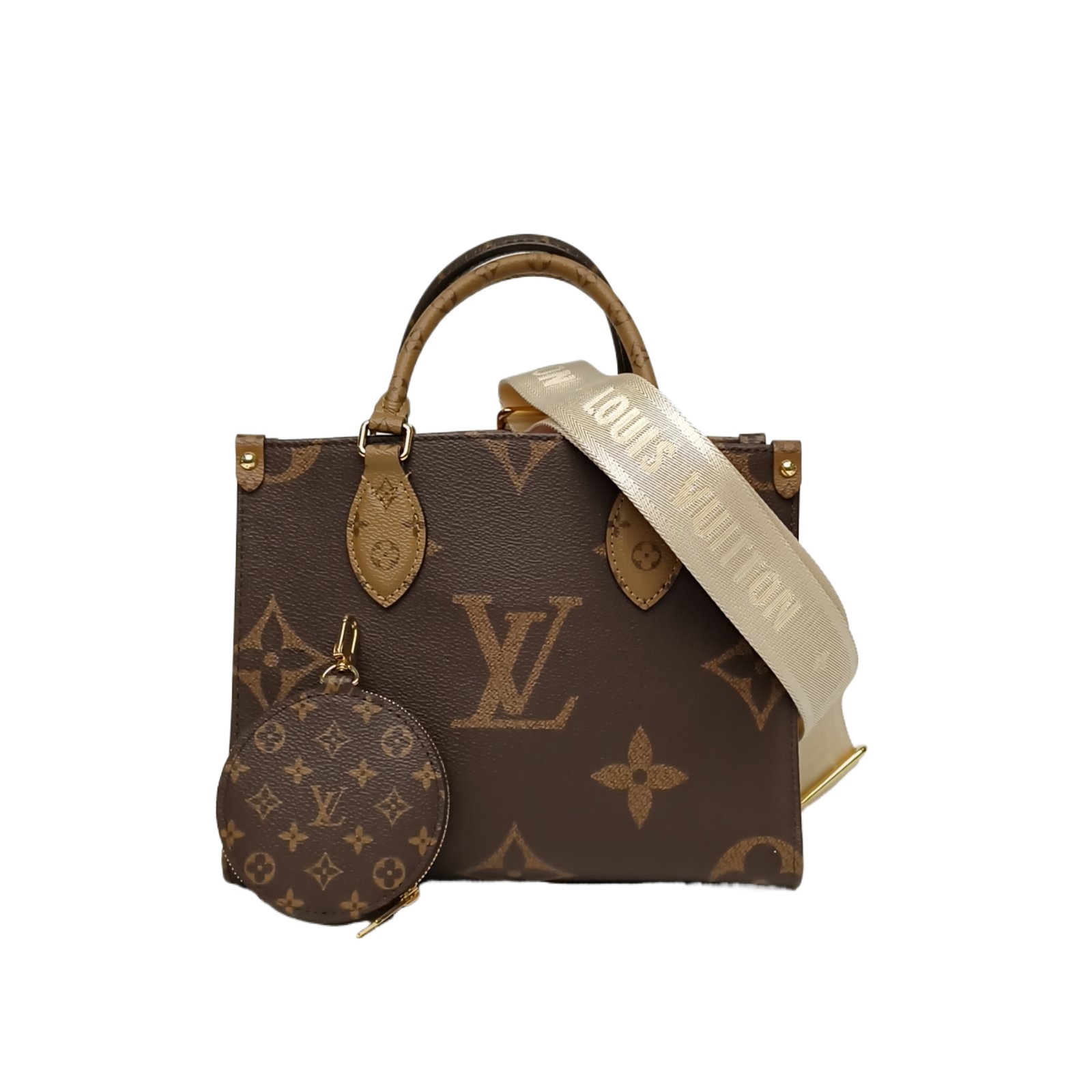 *LOUIS VUITTON Onthego Small 25 Two-in-One Wide Shoulder Strap-Hana Vintage