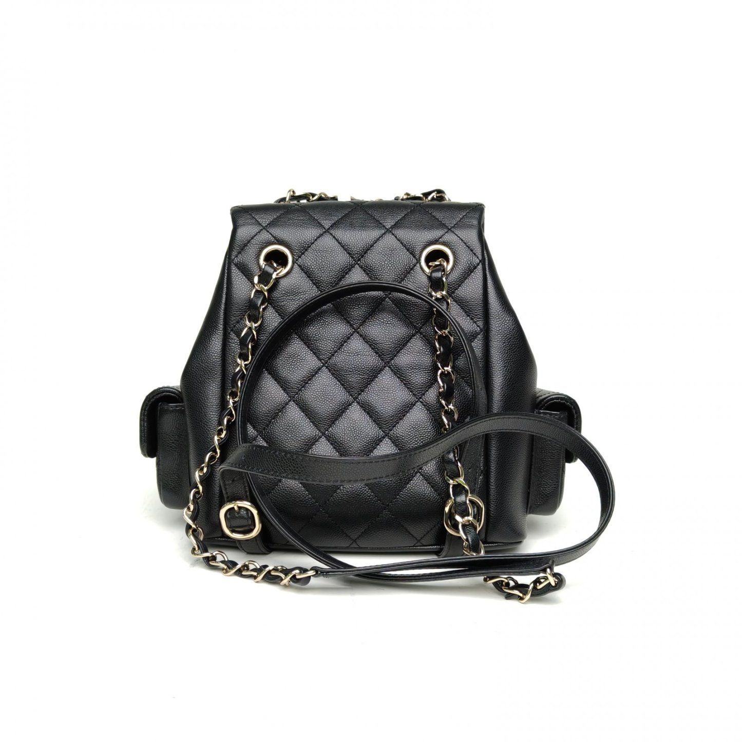 *CHANEL 23K Cargo Duma Tank Backpack Large 21cm-Hana Vintage