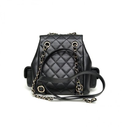 *CHANEL 23K Cargo Duma Tank Backpack Large 21cm-Hana Vintage