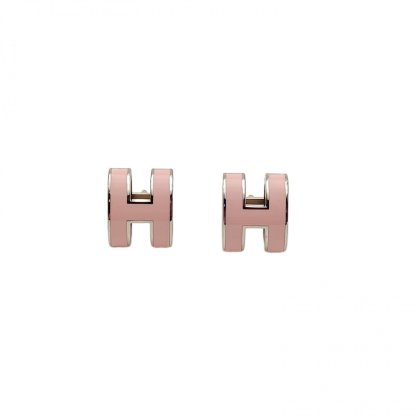 HERMES Pop H Earrings Small Alloy