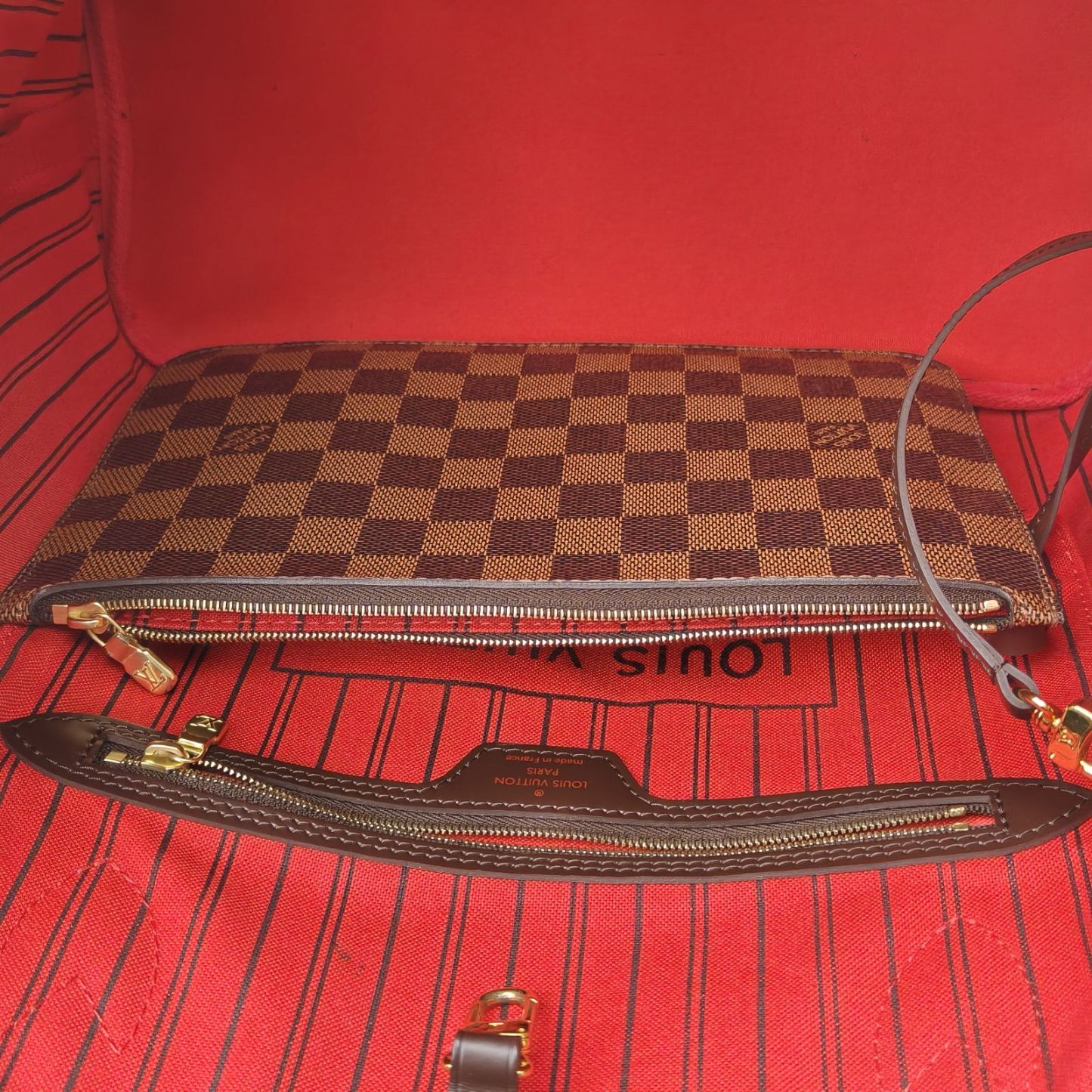 *LOUIS VUITTON Neverfull Medium 31 with Detachable Pouch-Hana Vintage