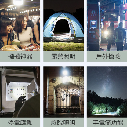 鋁合金伸縮變焦强光手電筒
