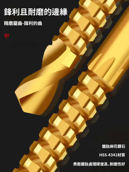 多功能高速鋼麻花電鑽頭