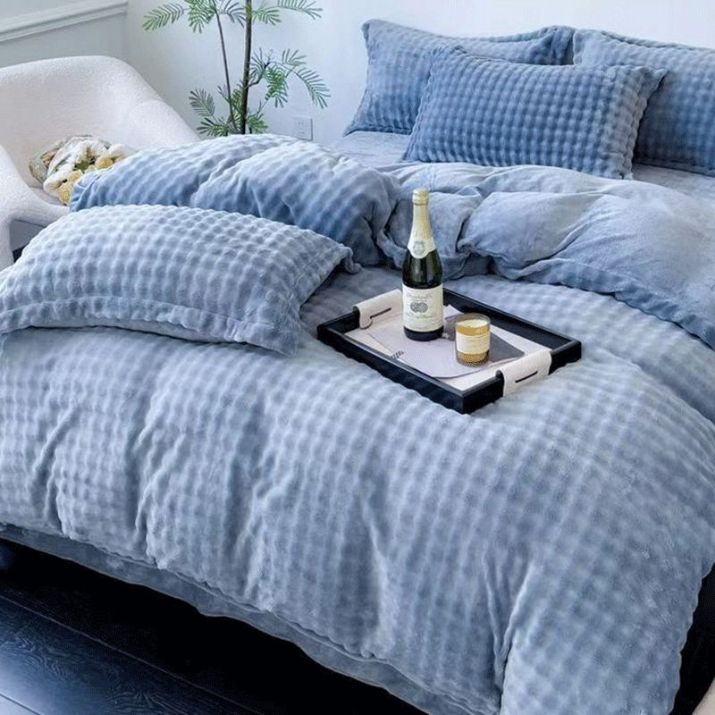 ✨🔥高克重兔絨加厚雙面絨床品