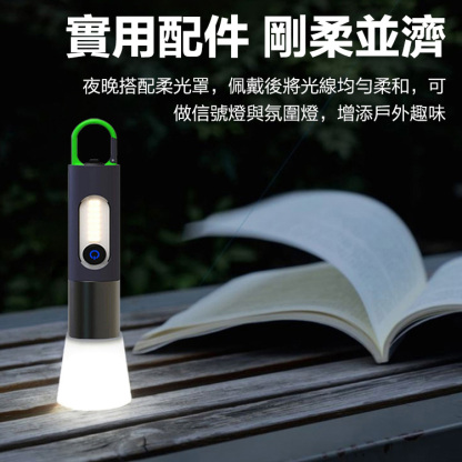 鋁合金伸縮變焦强光手電筒