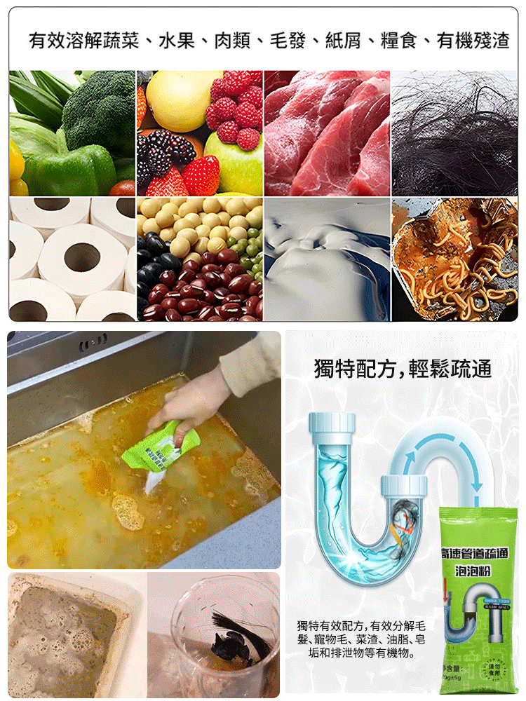 【十年阻塞有救了】管道高速疏通劑