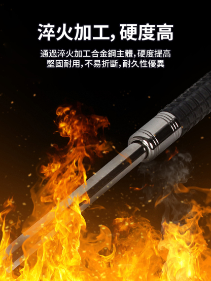 【安全防護必備】自動彈出登山手杖/防身棍