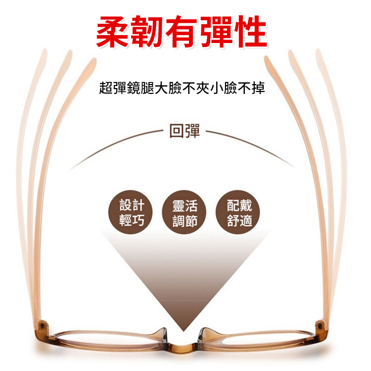 全新一體輕巧防藍光老花眼鏡