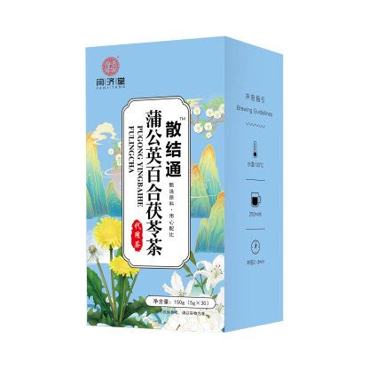 結節通蒲公英百合茯苓茶