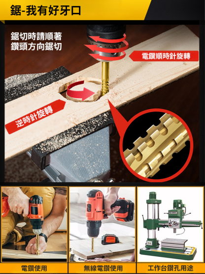 多功能高速鋼麻花電鑽頭