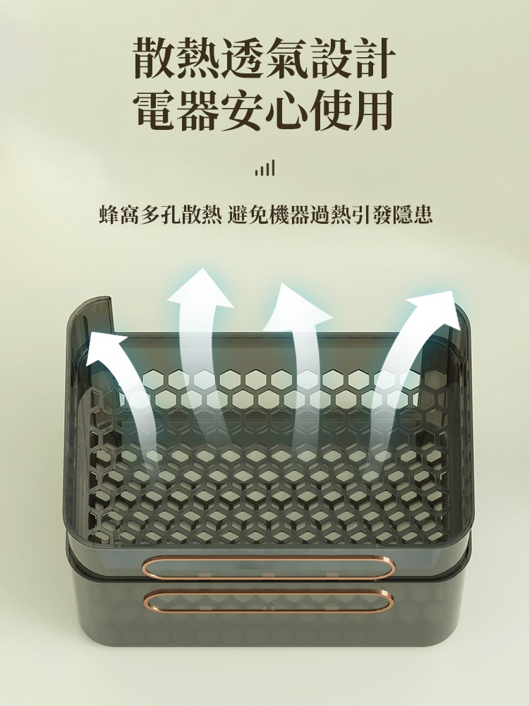 無線wifi電視機上盒收納盒置物架