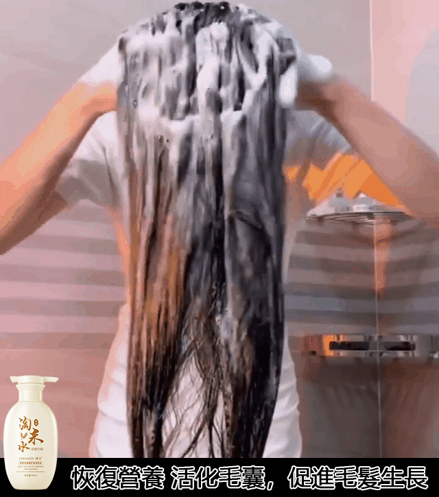 紅瑤淘米水防脫育發洗發水